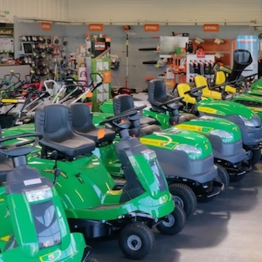 Quichaud Verts loisirs un large choix de matériels de motoculture